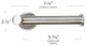 Coronado Wall Mounted Bath Toilet Paper Holder Bar, Stainless Steel, Polished Stainless Steel