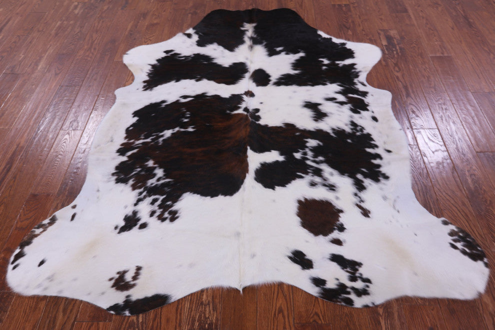 Tricolor Natural Cowhide Rug 6' 9" X 5' 11" C2351