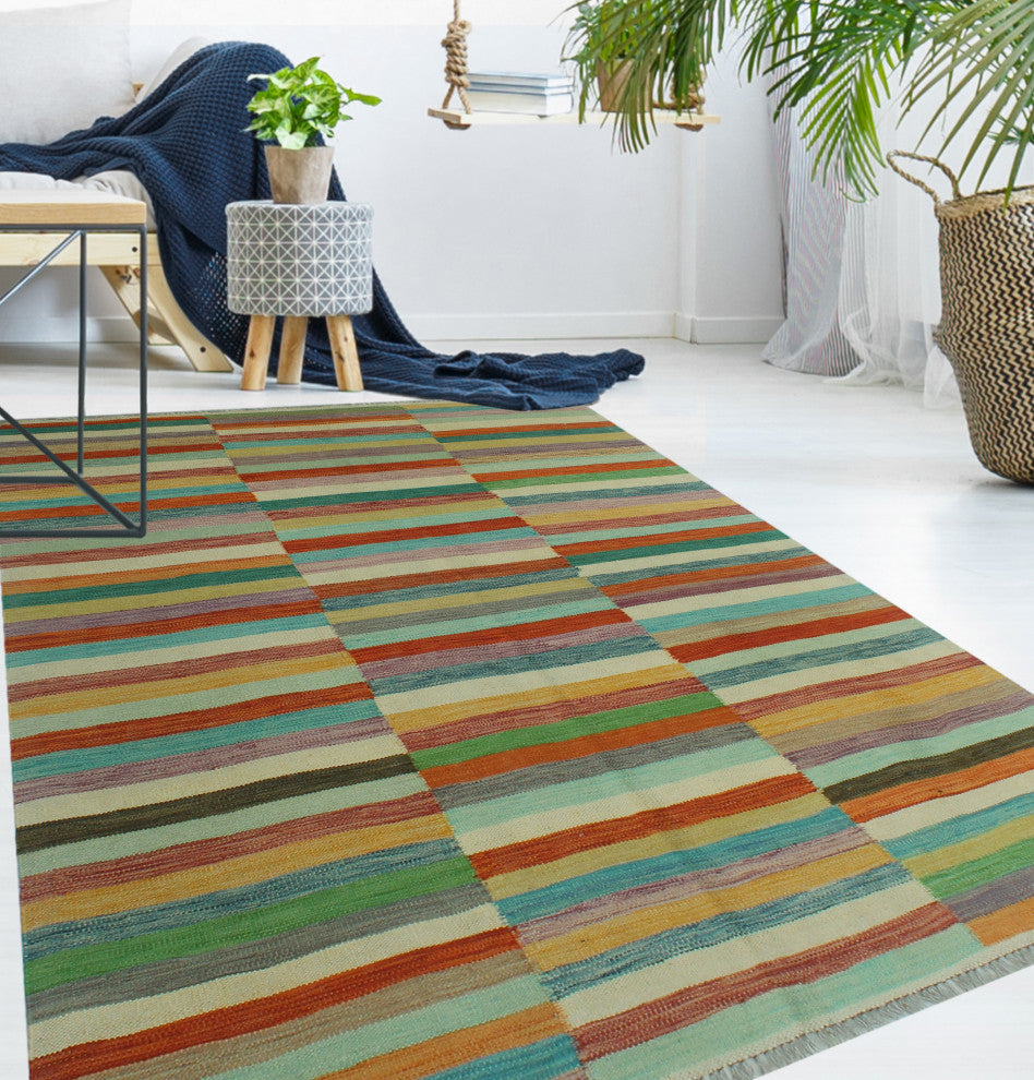 Winchester Kilim Farooq Rust Rug