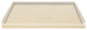 60"x32" Solid Surface Right-Hand Shower Base, Sea Shore