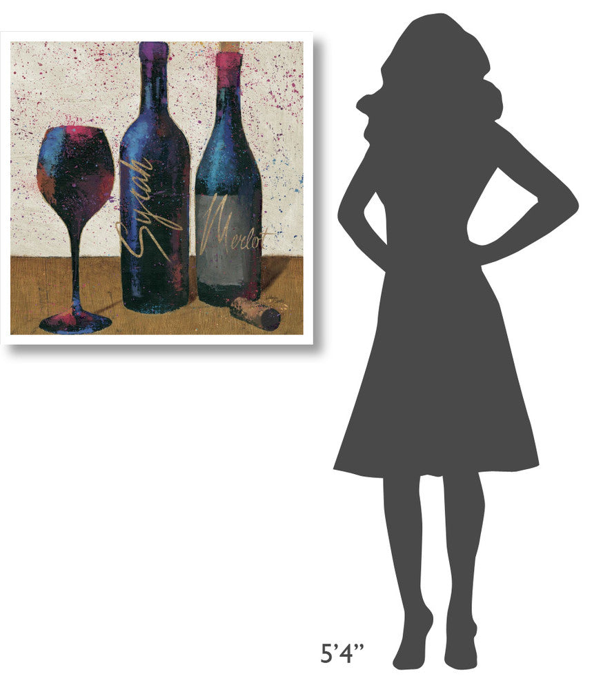 "Wine Splash Light II" Digital Paper Print by Wellington Studio, 32"x32"