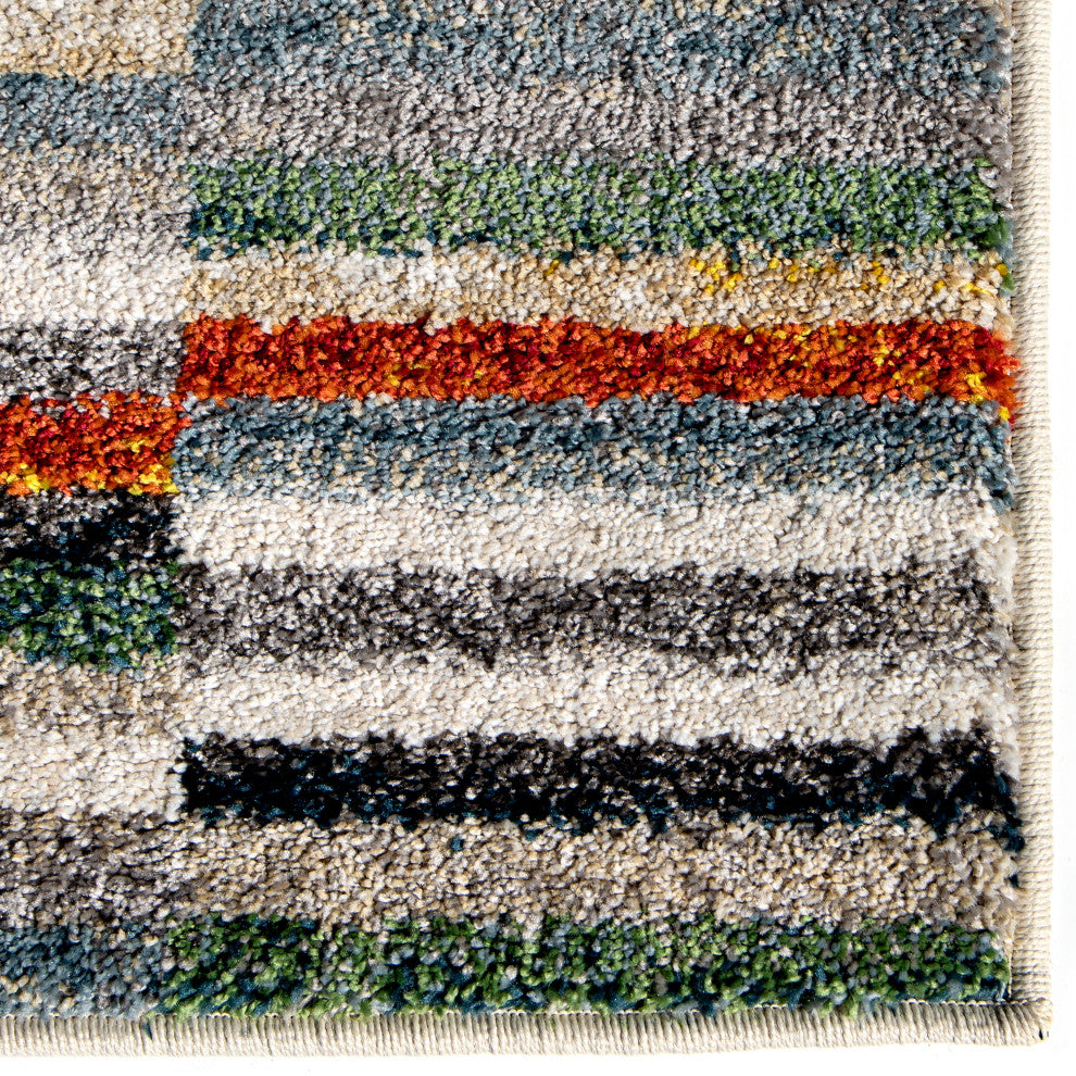 Orian Gemstone Tamley Multi Beige Area Rug 7'10" x 10'10"
