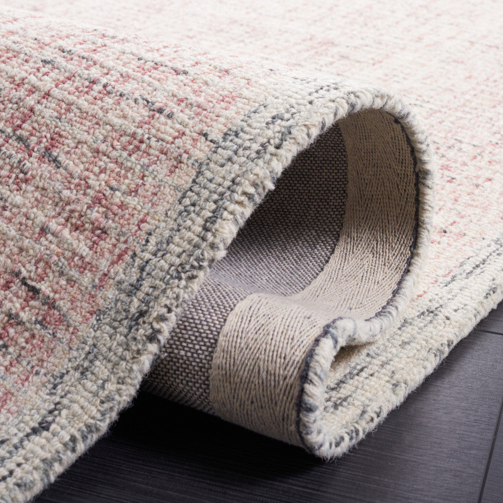 Safavieh Couture Abstract Collection, ABT467 Rug, Pink/Ivory, 2'3"x8'