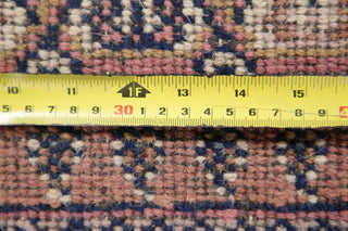 Botemir Hand Made Oriental Traditional Area Rug, Pink, Round 8 X 8 Ft.