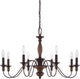 Quoizel Holbrook Eight Light Chandelier HK5008TC