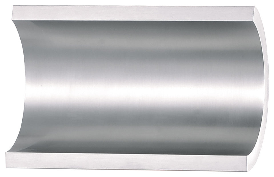 Alumilux Diverge 5"H 2-Light LED Outdoor Wall Sconce Solid Satin Aluminum by ET2