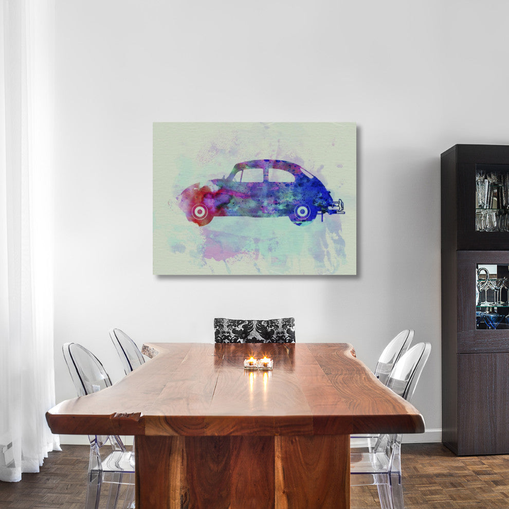 "VW Beetle Watercolor 1" Fine Art Print