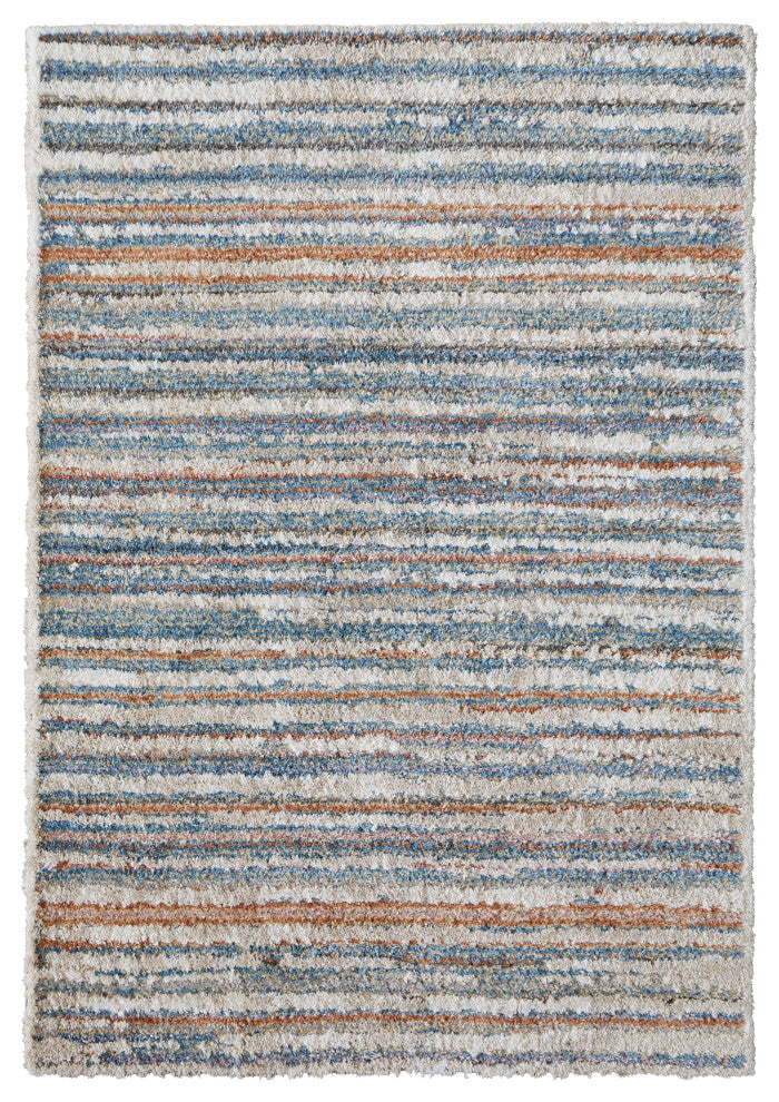 Weave & Wander Caide Contemporary Beige/Cream Rug, 9'x12'