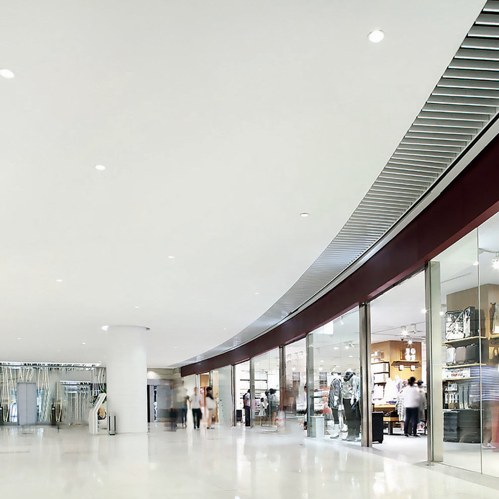 WAC Volta 4.5" LED 25W NC Chi Plen Recess, Lutron, SQ Trim