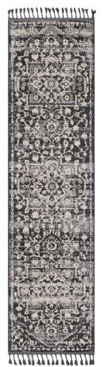 Surya Restoration REO-2300 6'7"x9' Rug, Light Gray/Black/Cream/Taupe/Gray