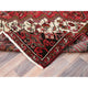 Imperial Red Pure Wool Hand Knotted Semi Antique Persian Heriz Rug 7'10"x11'5"
