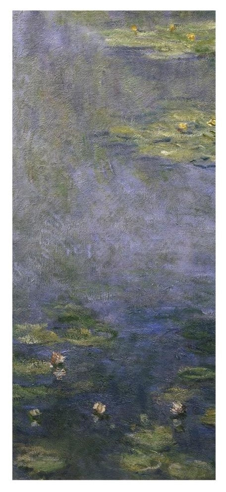"Water Lilies (Nympheas) IV (center)" Print by Claude Monet, 21"x46"