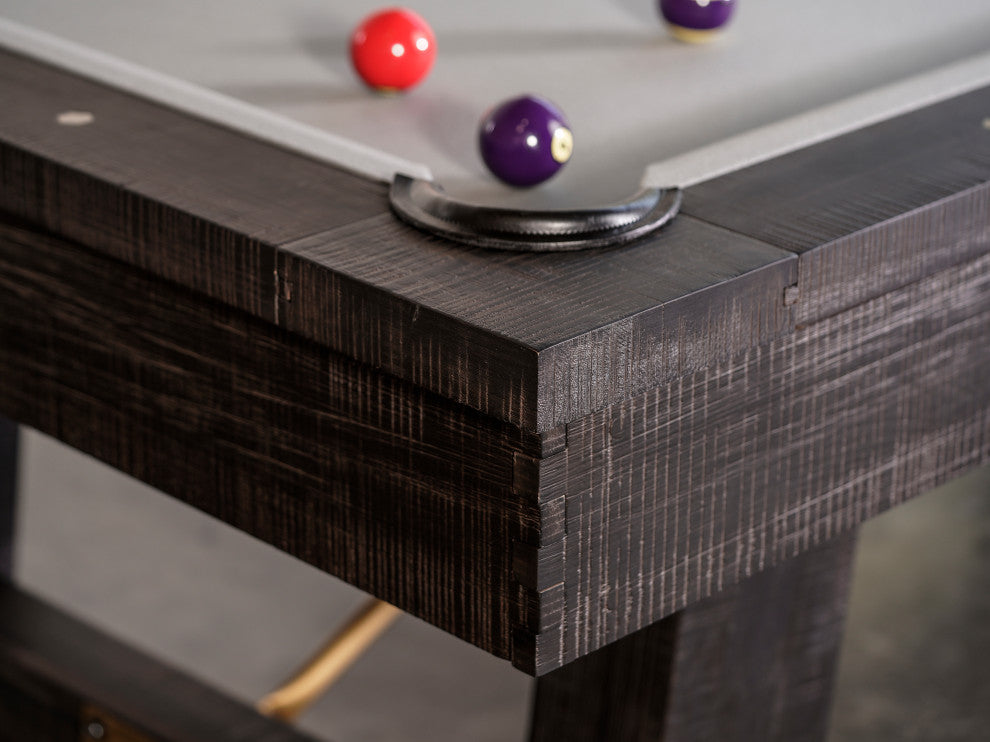 Isaac Pool Table Distressed Black, 7