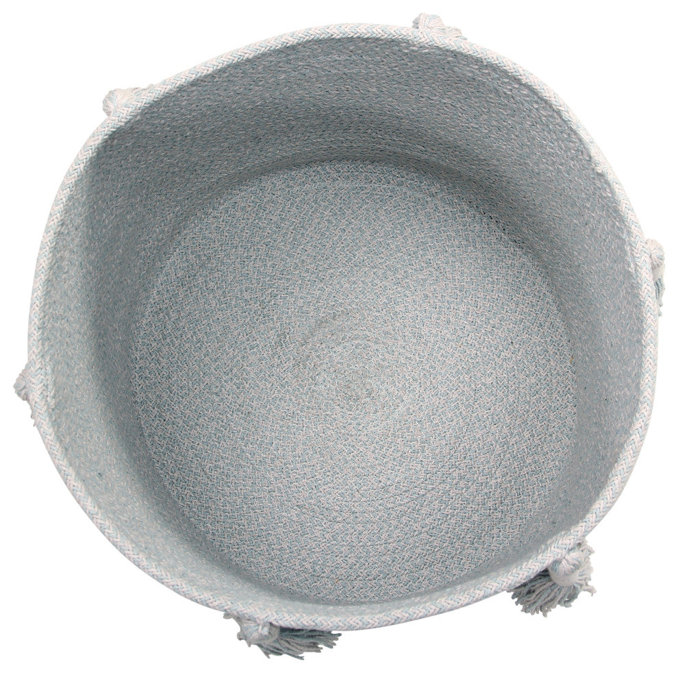 Woody Basket, Pearl Blue