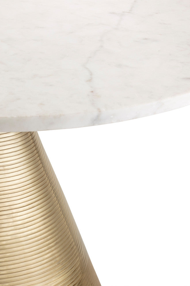 Tempo Marble Coffee Table - White
