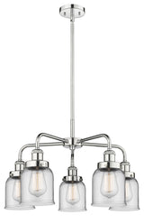 Innovations Edison 5 23" Chandelier Polished Chrome