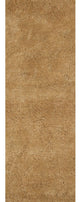 KAS Bliss 1567 Gold Shag Area Rug, 2'3" x 7'6" Runner