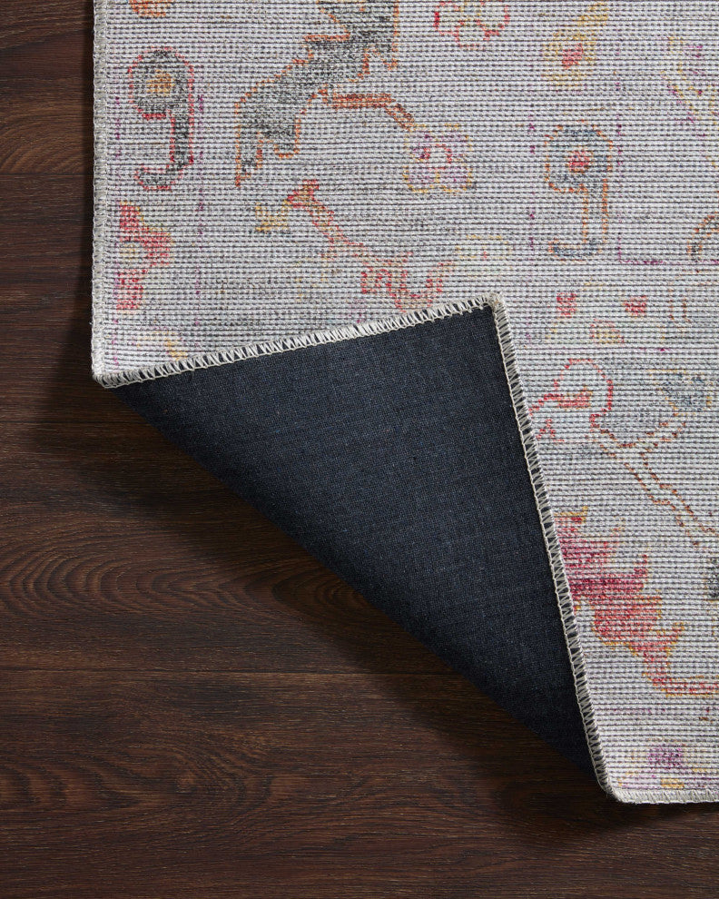 Loloi II Elysium Silver / Multi 7'-10" x 7'-10" Round Area Rug