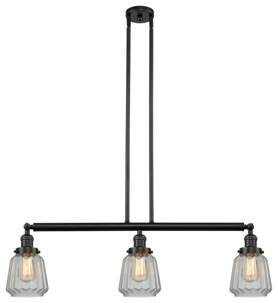 Innovations Lighting 213-Ob-S-G142-Led 3 Light Dimmable Led Island Light