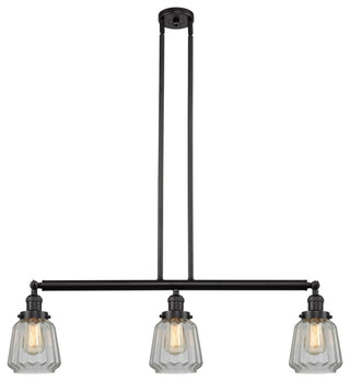 Innovations Lighting 213-Ob-S-G142-Led 3 Light Dimmable Led Island Light