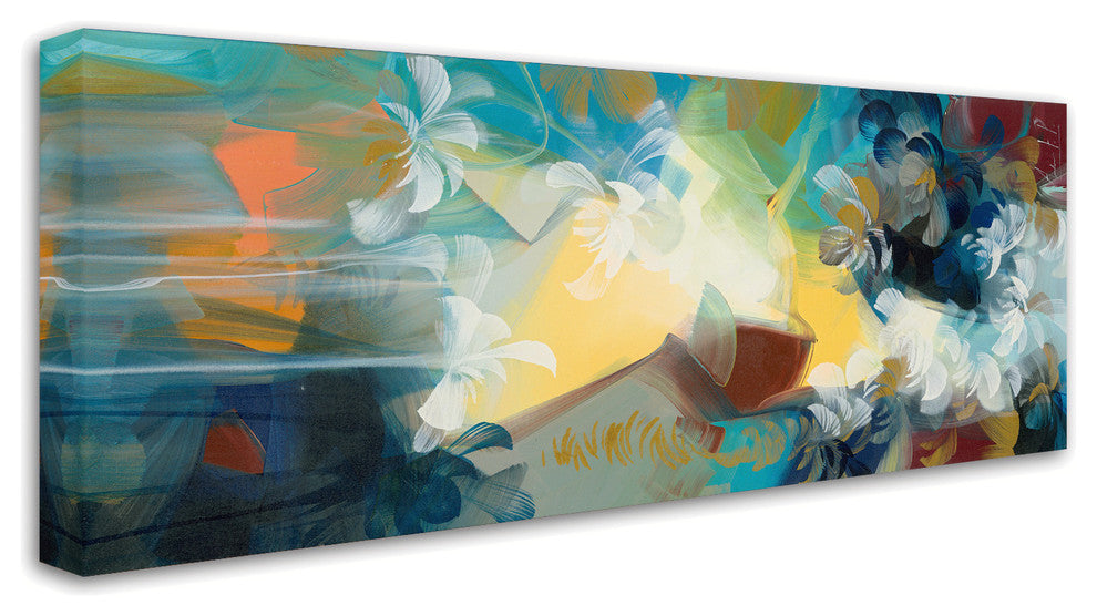 Andrea 'Sunset' Canvas Art, 19"x8"