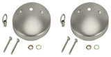21524-12 Light Fixture Canopy Kit, 5" Dia., Brushed Pewter 2 Pack