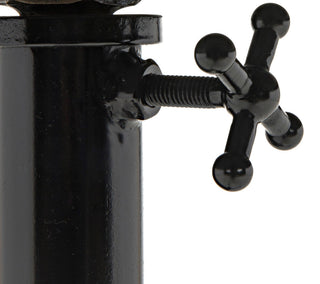 Kaldera Side Table, Black Steel
