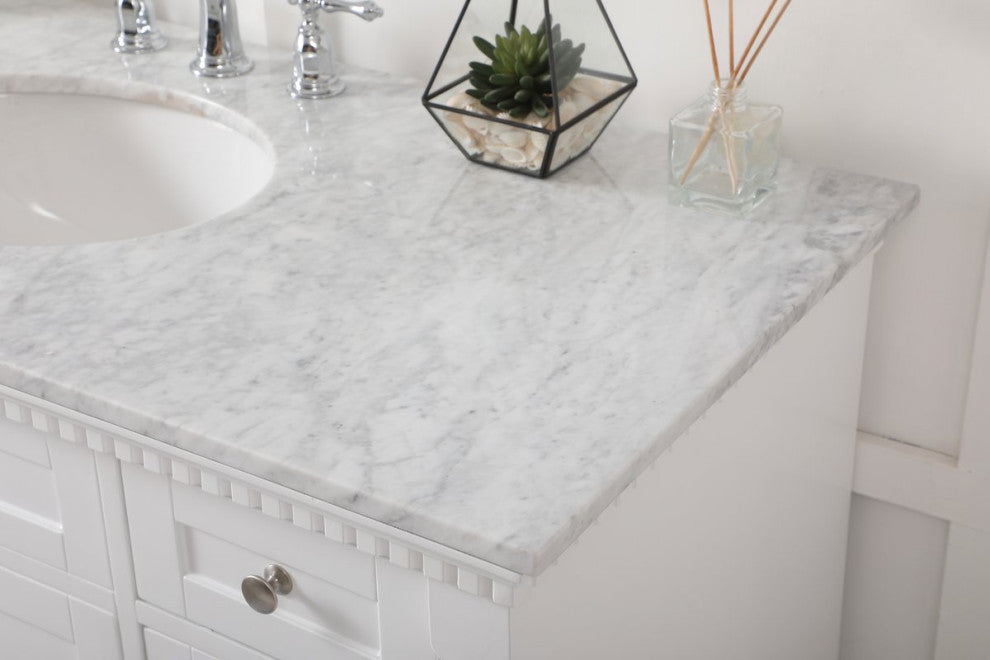 Home Living 48" Single Bathroom Vanity, White