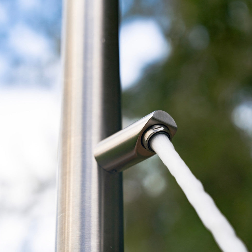PULSAR 14 Outdoor Shower 316 Stainless Steel, Brushed Stainless Steel