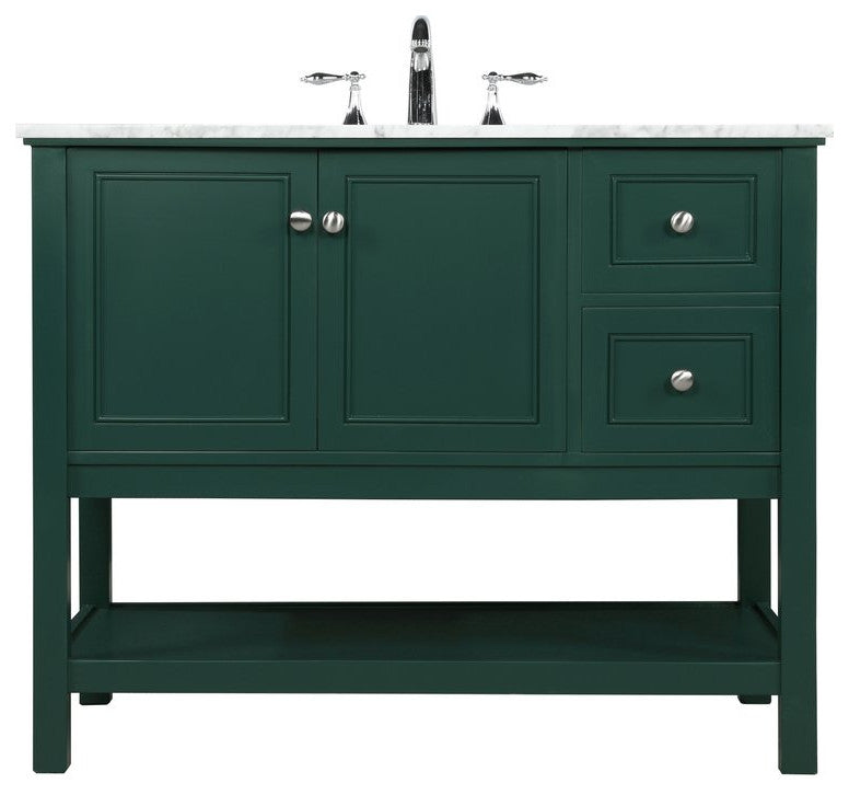 Matilda 42" Single Bathroom Vanity, Green