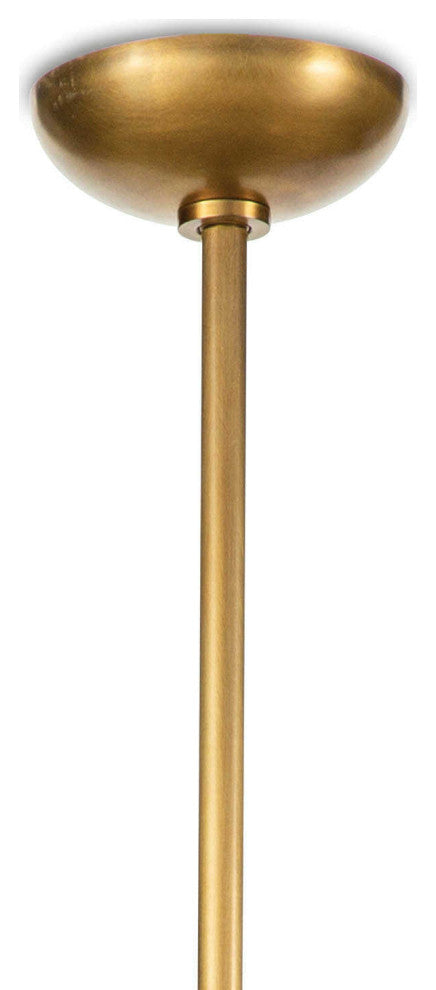 Happy Pendant Large, Brass