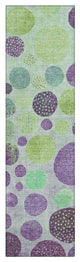 Machine Washable Indoor/Outdoor Chantille ACN1899 Purple 2'3" x 7'6" Runner Rug