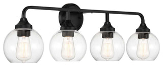 Glenda Vanity 4  Light  Flat Black