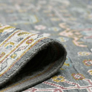 Bristol Harrow Area Rug, Gray, 9' x 12', Bordered