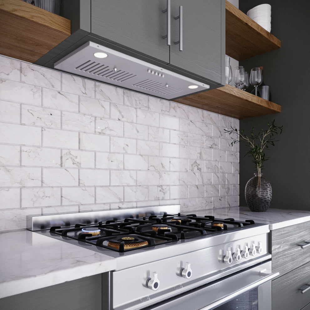 Streamline 28" Petroni Ducted Insert Range Hood, Stainless Steel