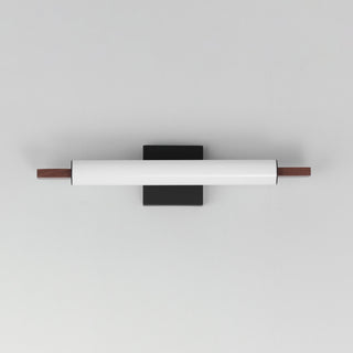 ET2 E24930 Joist 5" Tall LED Wall Sconce - Walnut / Black