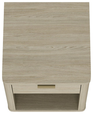 Manhattan Comfort Evelyn Nightstand, Natural, Single