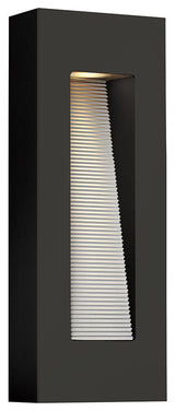 Hinkley Luna Medium Wall Mount Lantern, Satin Black