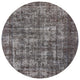 Ahgly Company Indoor Round Mid-Century Modern Area Rugs, 5' Round