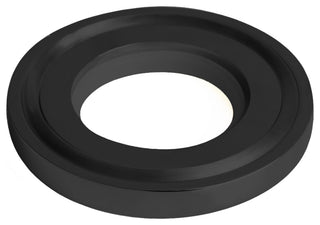 Novatto Umbrella Drain Less Overflow and Mounting Ring, Matte Black
