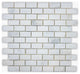 Calacatta Honed 1x2 Brick Marble Mosaic