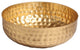 Gold Colored Round Hammered Bowl