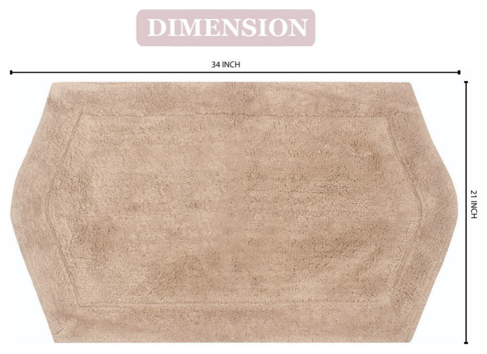 Waterford Bath Rug 21x34, Linen