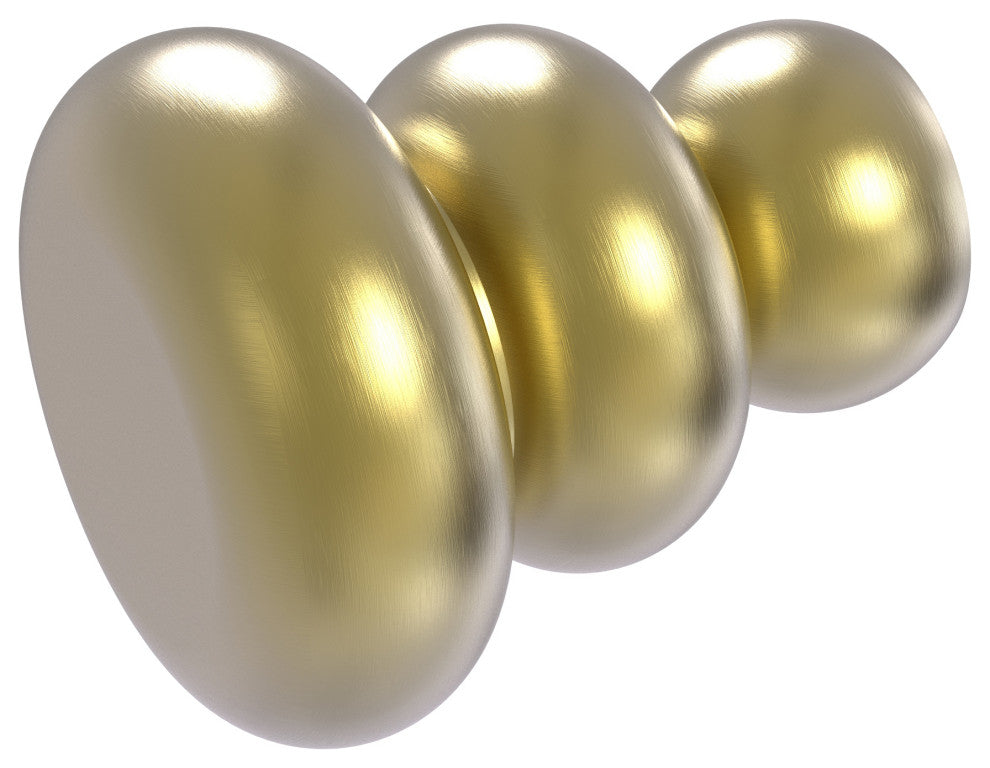 Designer Cabinet Knob, Satin Brass