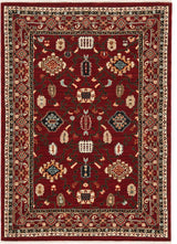 Oriental Weavers Lilihan Indoor Rug Red/ Black 5'3" X 7'6"