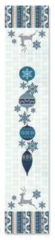 Laural Home Simply Winter 13" X 72" Table Runner