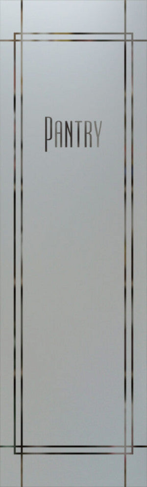 Pantry Door - Ultra Pantry - Primed - 30" x 96" - Knob on Left - Push Open