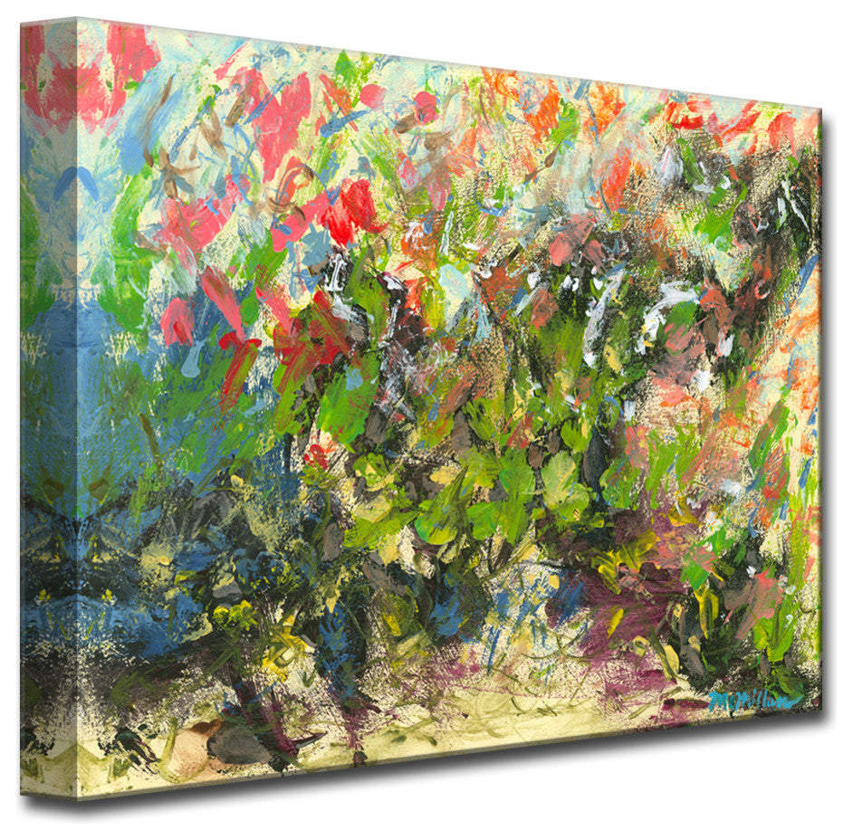 My Garden' Canvas by Leslie Owens, 20"x16"