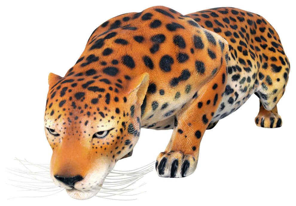 Prowling Spotted Jaguar Statue