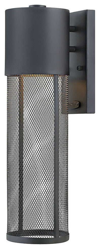 Hinkley Aria Medium Wall Mount Lantern, Black